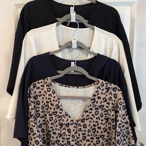 Bell Sleeve Top w/ Tie - Misc Colors